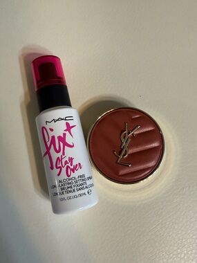NWT YSL Make Me Blush + MAC Setting Spray